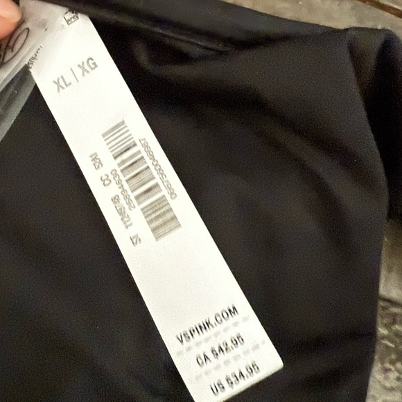 Victorias Secret Swim Bottom Bikini XL Size 16 Black Golden Hour Classic - Picture 5 of 6